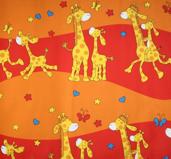 Dětská látka - žirafy