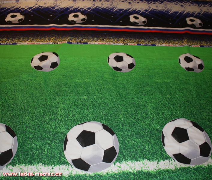 látka - metráž - foto - fotbal - sport
