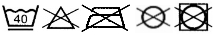 symboly - údržba - textil - krep - význam